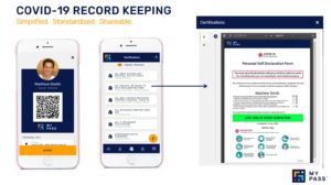 MyPass COVID 19 Self Declaration form